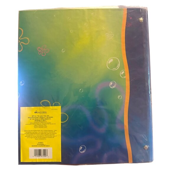 Spongebob Nickelodeon Scrapbook Kit Binder, Paper, Stickers, (Stencils Missing) - Picture 16 of 16